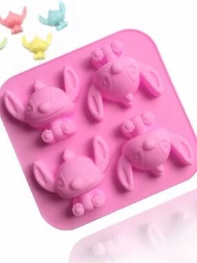 Pink Silicone Disney stitch Mold